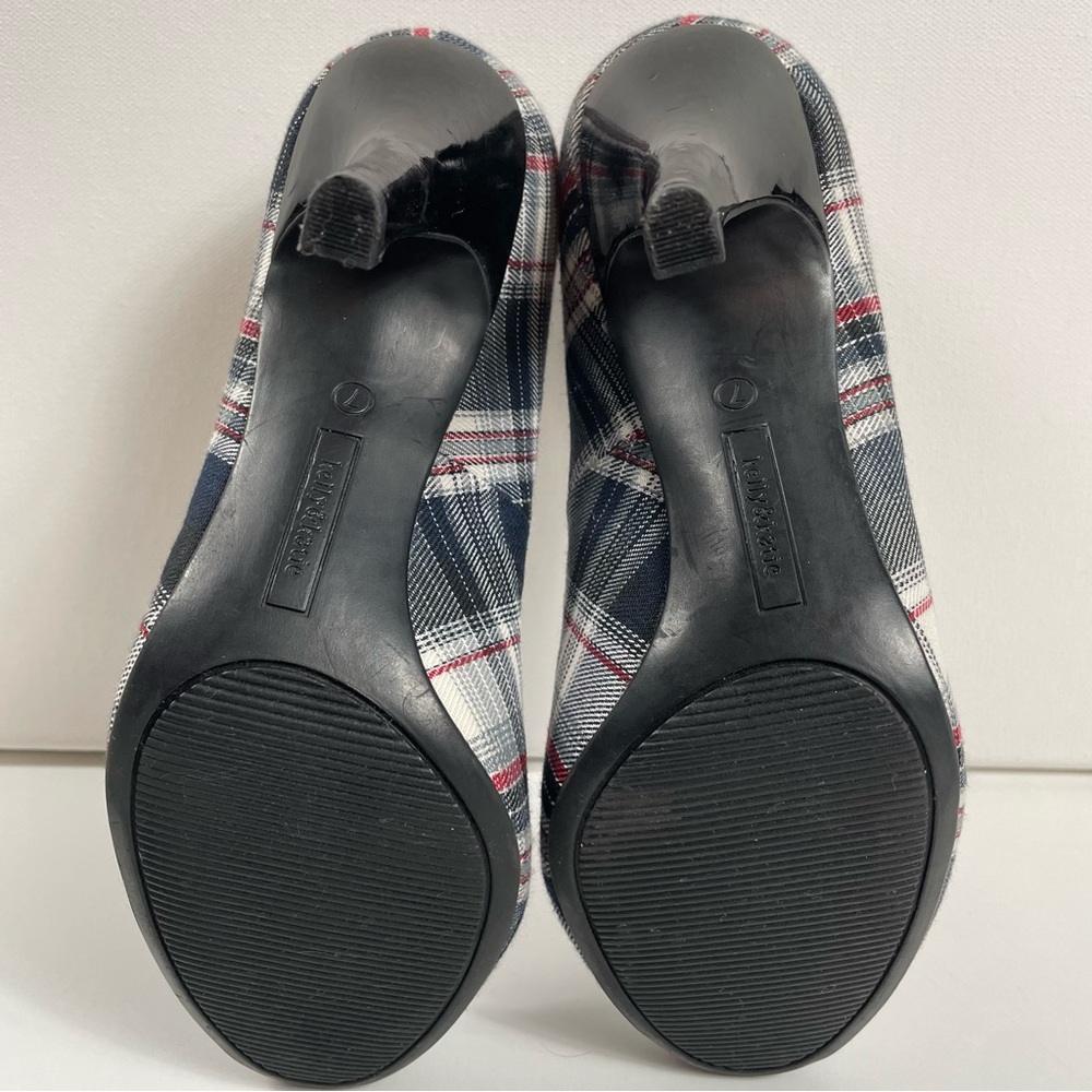 Kelly & Katie Plaid High Heel Pumps Women’s Size 7 - Holiday Preppy Classic - Picture 6 of 10